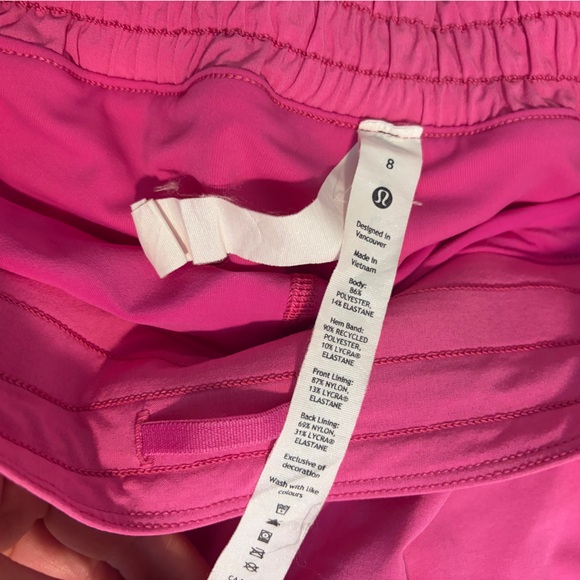 Lululemon Hot Pink Athletic Skort – Size 8 – Built-In Shorts - Picture 2 of 5